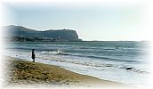 The beach of Arica, Chile